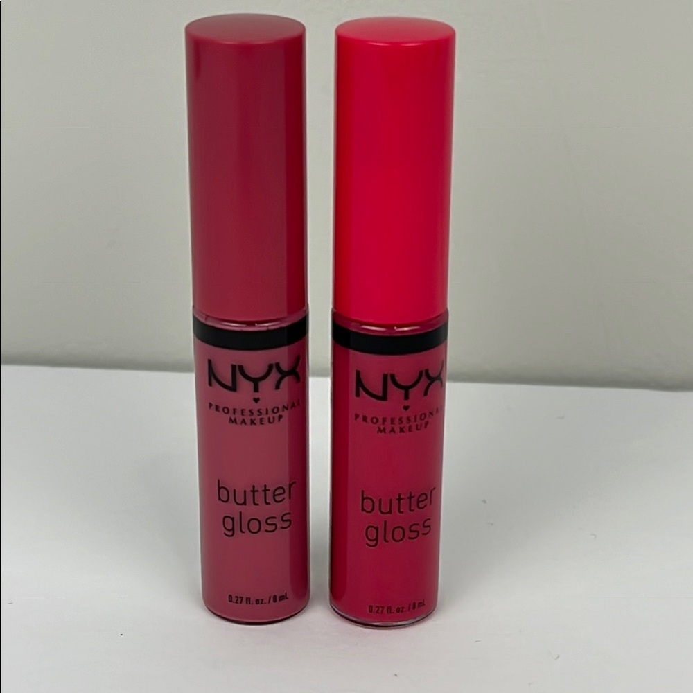 Nyx Butter Gloss Set of 2  Strawberry Cheesecake & Summer Fruit